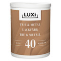 Tre- & metallmaling vannbasert hvit 0,75 l - Luxi